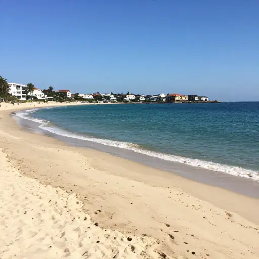 我喜欢在海滩上度过时间，这就是为什么我住在沿海地区的原因。