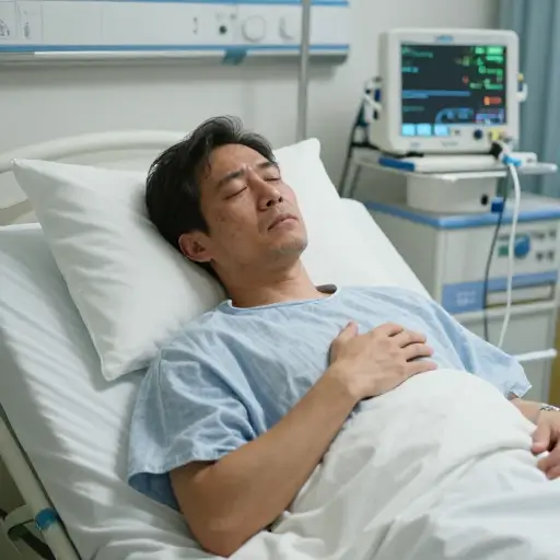 这次事故对他的肺部造成了不可逆的损伤。