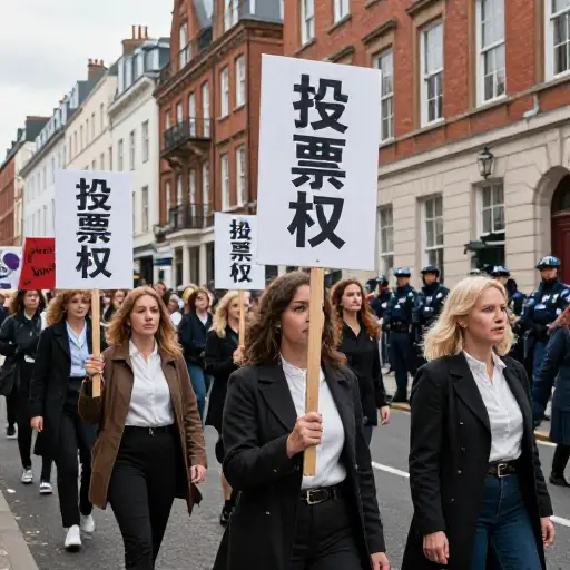 妇女运动为争取投票权进行了不懈的斗争。