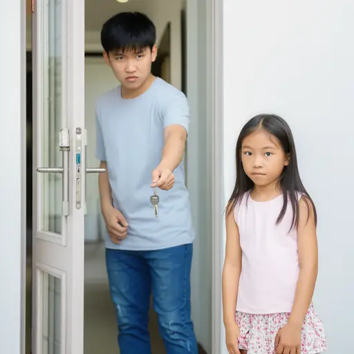 是我弟弟弄丢了钥匙，不是我。