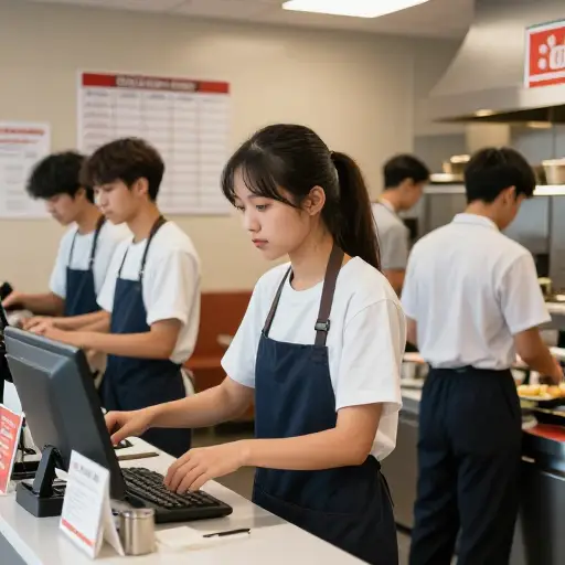 大多数学生自食其力，每月勉强收支平衡。