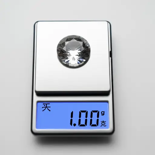 这颗钻石的重量精确到每一克。