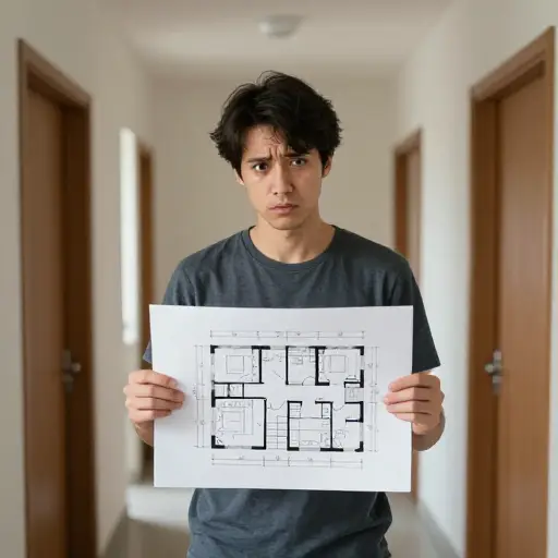 瞥了一眼建筑物粗糙的平面图，我意识到我别无选择，只能搜索每个房间。