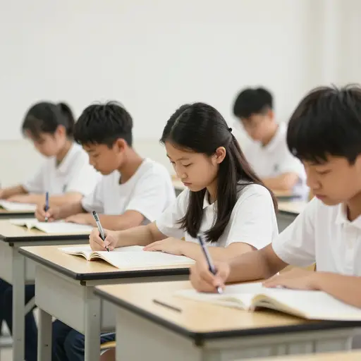 我们老师今天在课上给了我们复习的时间。