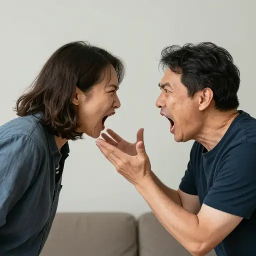 当然，两个成年人本应更明智，不至于互相大声喊叫。