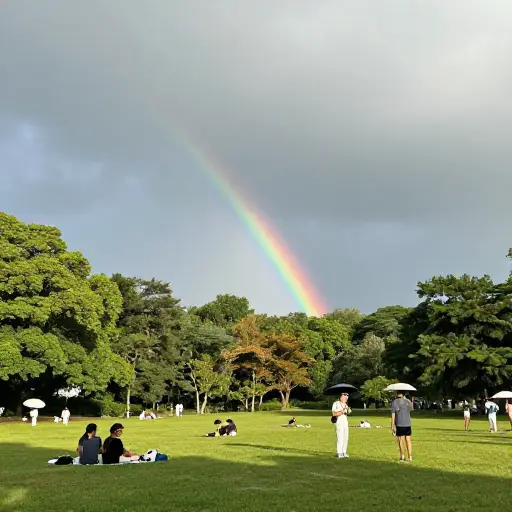 这里的夏季天气有时会非常难以预测。