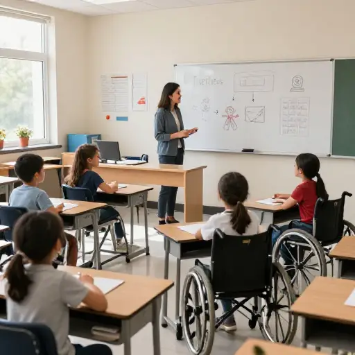学校为这些特殊学生提供了补偿性教育服务。
