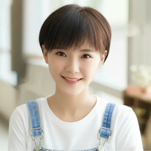 我注意到你今天换了个新发型。