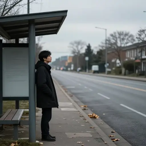 等公交车的漫长等待令人沮丧。