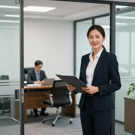 她是首席执行官的助理。
