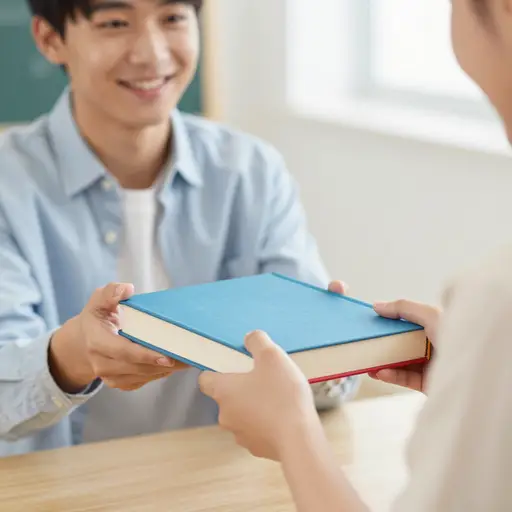 “你介意我借你的书吗？” “当然不介意。”