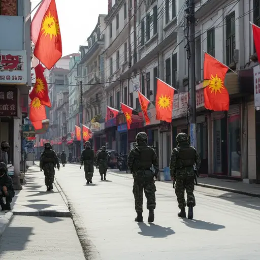 敌军对该地区的占领持续了两个月。