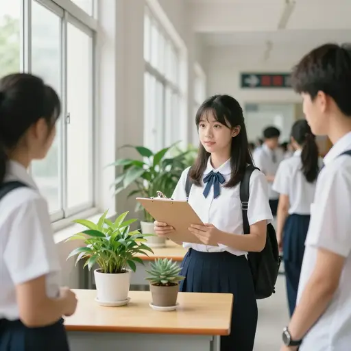 她成功说服了20名同学报名参加环保社团。