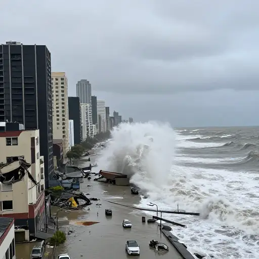 海啸是一场规模空前的灾难。