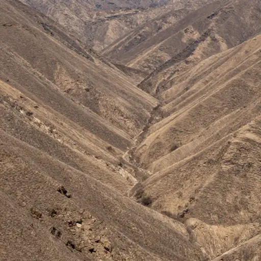 这是一个荒芜的山区。