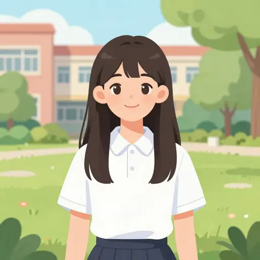她有一张漂亮的脸。