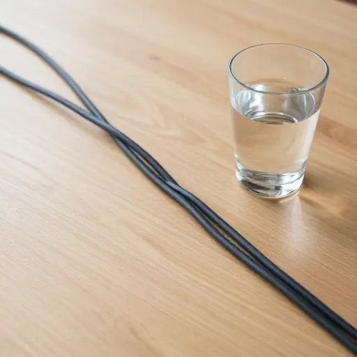 确保电线不要接触到水。