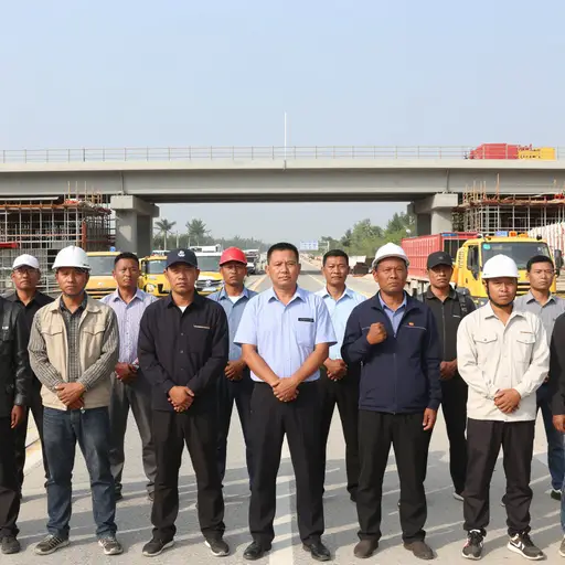当地大多数居民反对修建这条高速公路。
