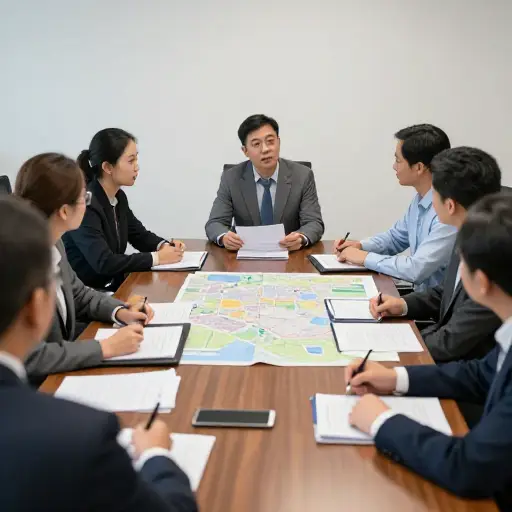 团队在关键行动之前举行了一次简报会。