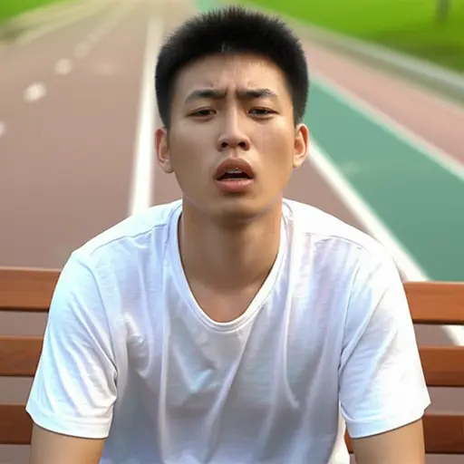 我跑得太快了，现在需要休息一下。