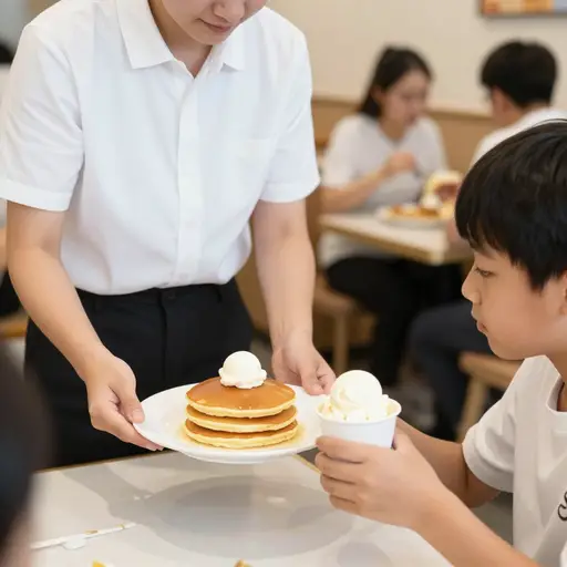 你想吃冰淇淋还是煎饼？