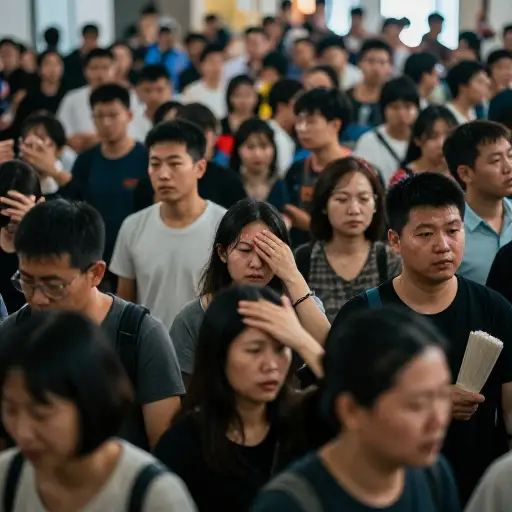 由于密度高，大厅里的空气也变得又热又潮湿，从而使整个体验相当不愉快。