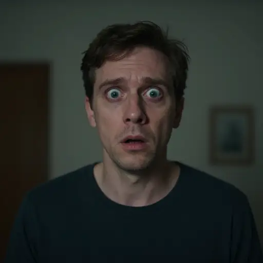 他看起来像是见了鬼一样。