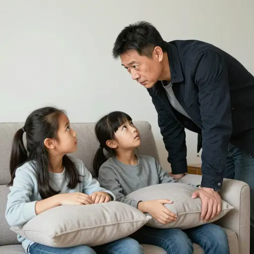 他在孩子面前无端诋毁前妻的人品。