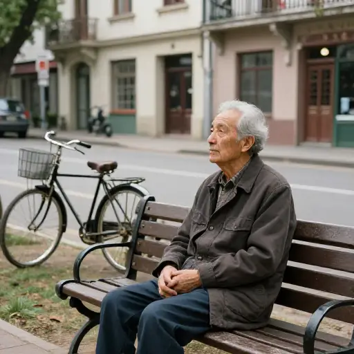 他经常谈论生活更简单的旧日时光。