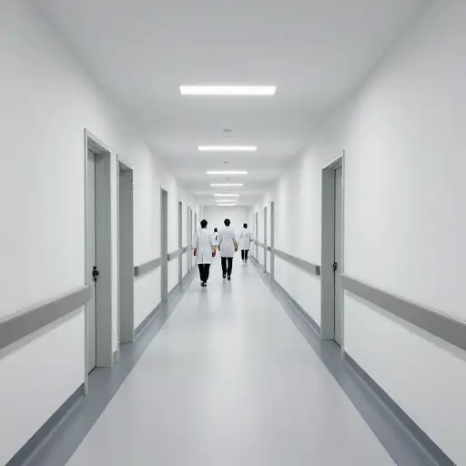 现代化的医院有时感觉非常冰冷、缺乏人情味，这可能会让病人感到害怕。