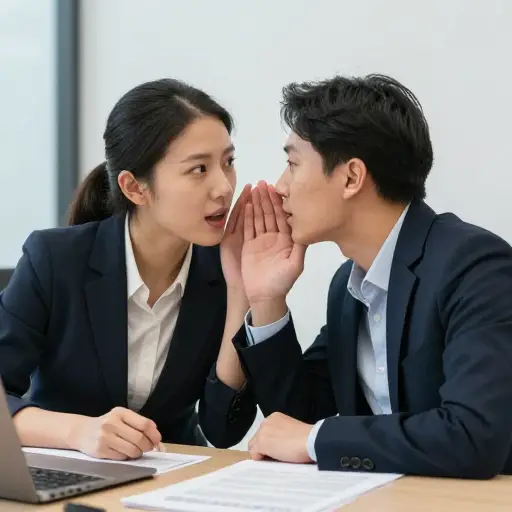 顺便提一下，我听说会议已经推迟了。