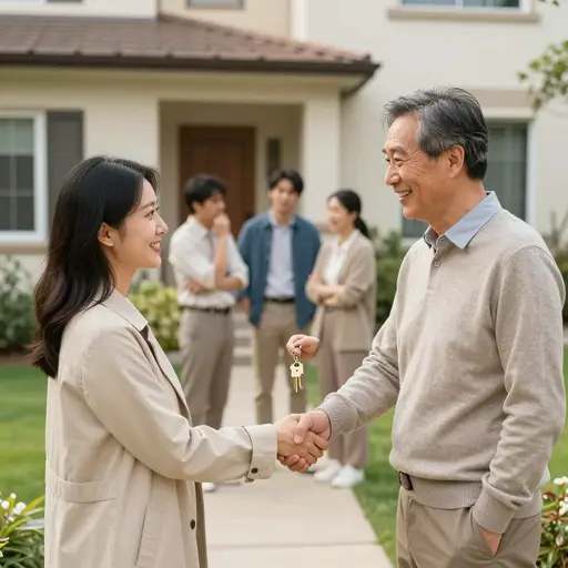 尽管有几份竞争性报价，但卖主最终接受了她的出价。