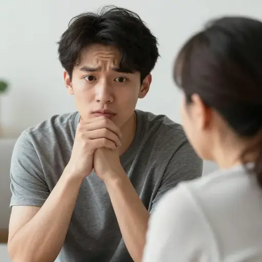 在他面前我总是感到非常不自在。