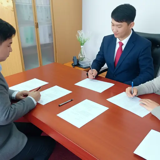 我们需要在公证处签署这些法律文件。