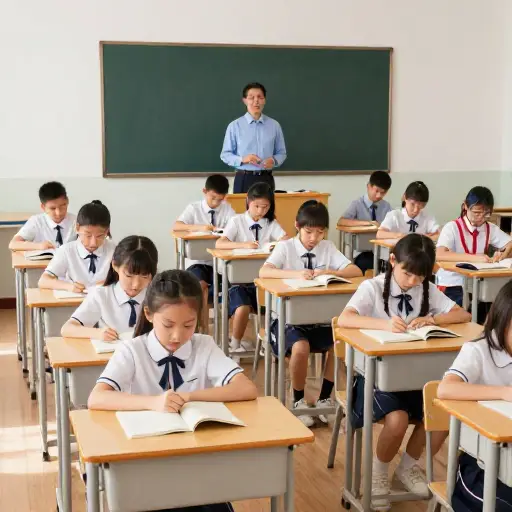 班上有十六名学生。