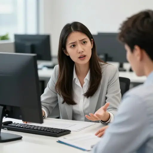 当她提到新政策时，我完全不知道她指的是什么。