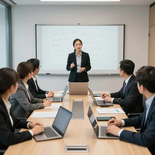他参加了一个研讨会以提高谈判策略。