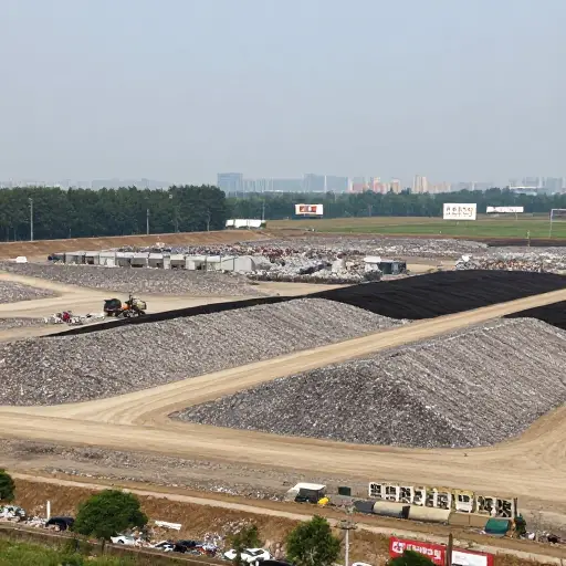 这个社区正在讨论是否要在郊区新建一个垃圾填埋场。