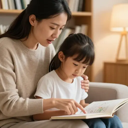 老师的声音很温柔。