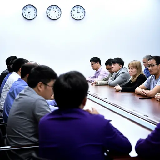 所有相关人员都参加了这次紧急会议。