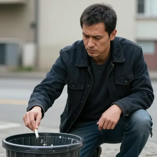 他认为吸烟是一种恶习，于是决定戒掉。
