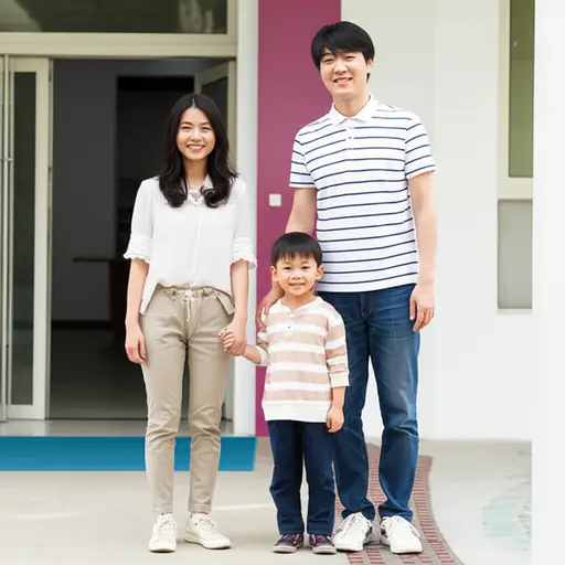 这对夫妇决定收养一个来自贫困地区的孩子。