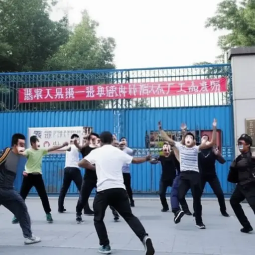 那些暴徒被雇来恐吓罢工的工人。