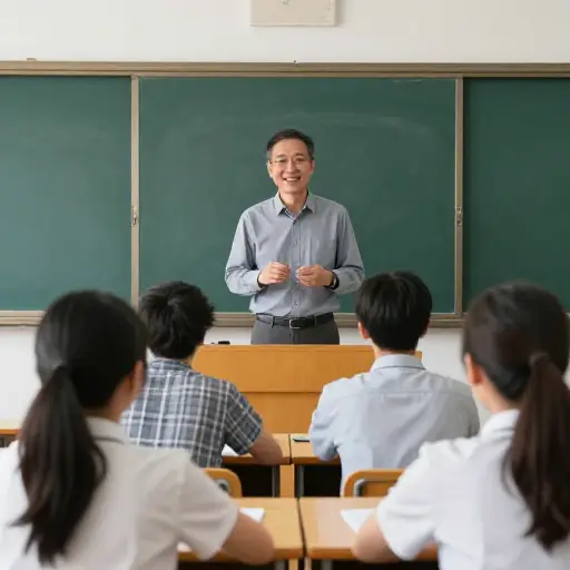 这位教授非常开明。