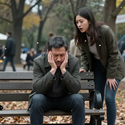 他太专注于自己的问题，甚至没注意到我在跟他说话。