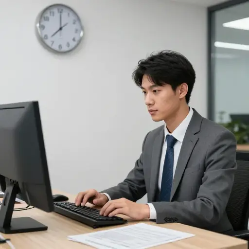作为一名认真的员工，他总是按时完成任务。