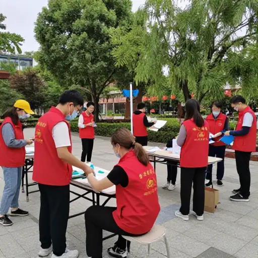 活动组织者动员了一支助手大军，以确保一切顺利进行。