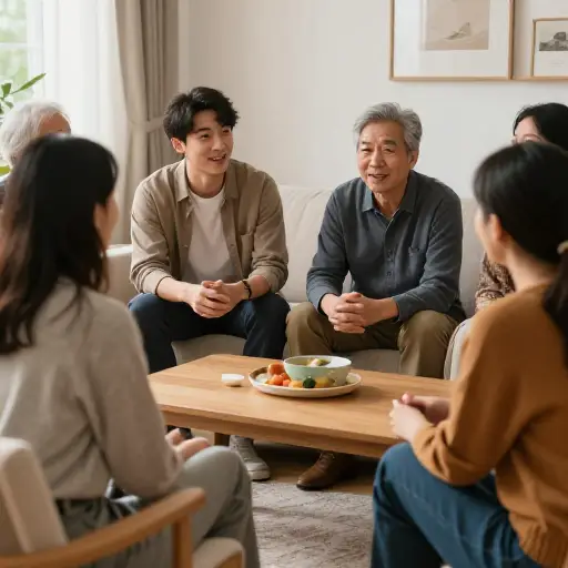 观察屋子里不同群体之间的互动十分有趣。