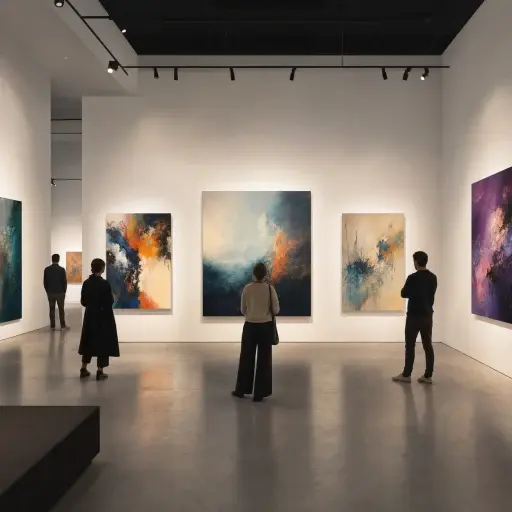 他的作品在美术馆展览中展出过。