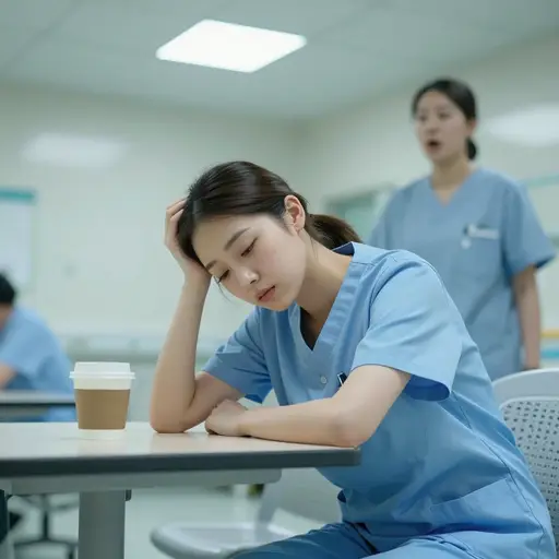 值了十二小时夜班之后，她可没心情听任何人抱怨咖啡不好喝。
